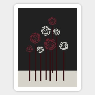 december roses Sticker